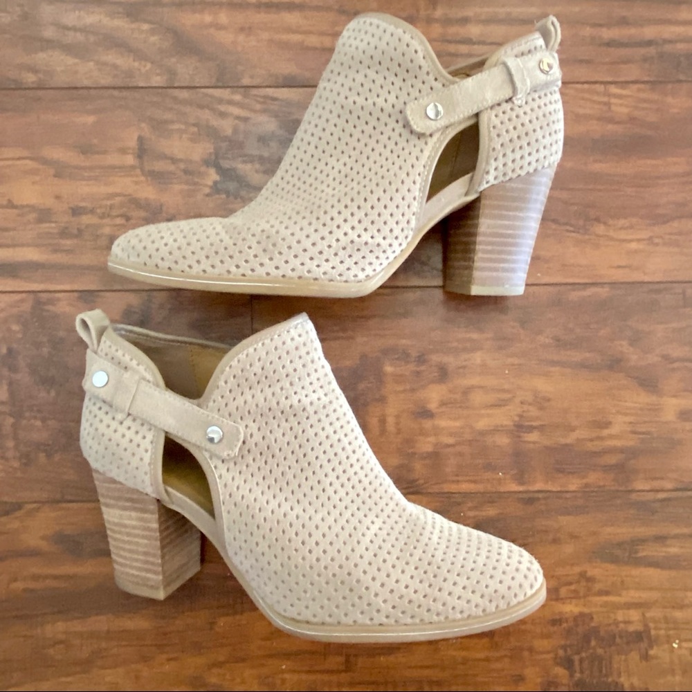 Franco Sarto Suede Booties